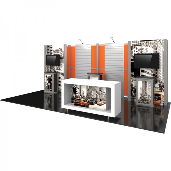 20ft Hybrid Modular Tradeshow Display Kit 16