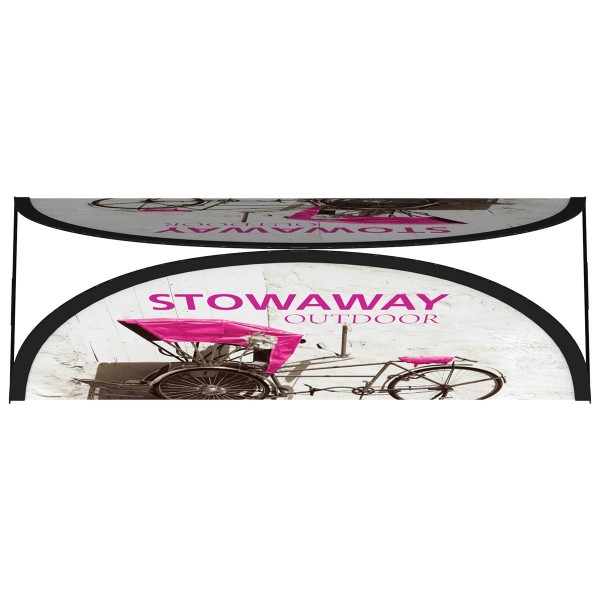 79w x 40h Stowaway Outdoor Fabric Pop up Sign