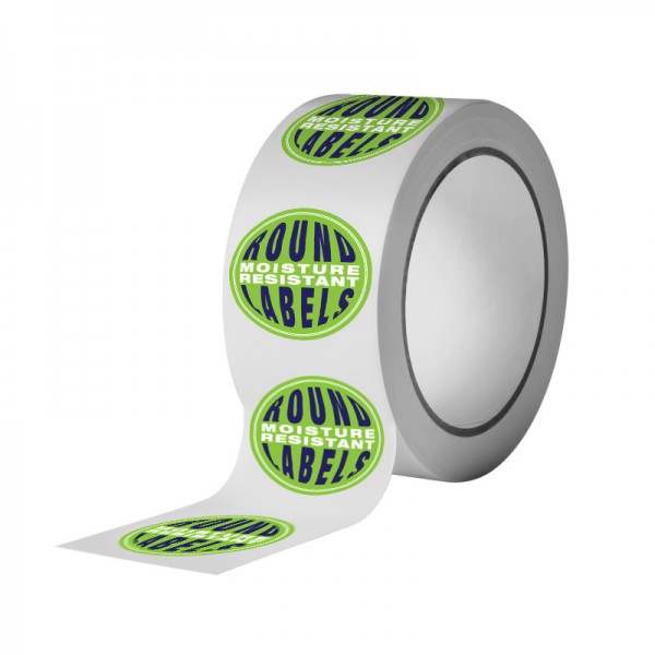 Custom Round Moisture Resistant Labels