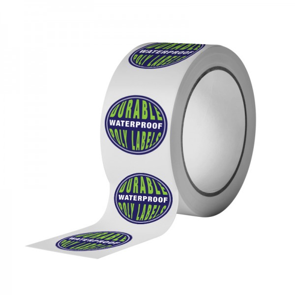 Durable Round Waterproof Poly Labels