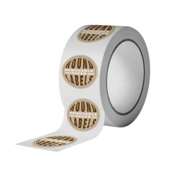 Custom Round Removable Paper Labels Custom Round Removable Paper Labels