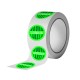 Custom Round Fluorescent Paper Labels Custom Round Fluorescent Paper Labels