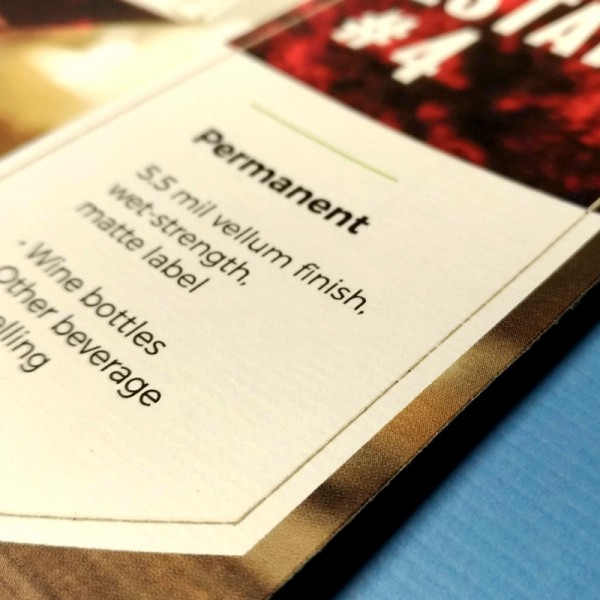 Custom Round Wet Strength Premium Estate Paper Labels