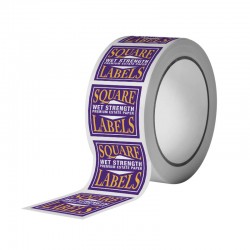 Custom Square Wet Strength Premium Estate Paper Labels