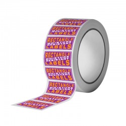 Custom Rectangle Moisture Resistant Labels