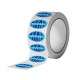 Custom Oval Moisture Resistant Labels