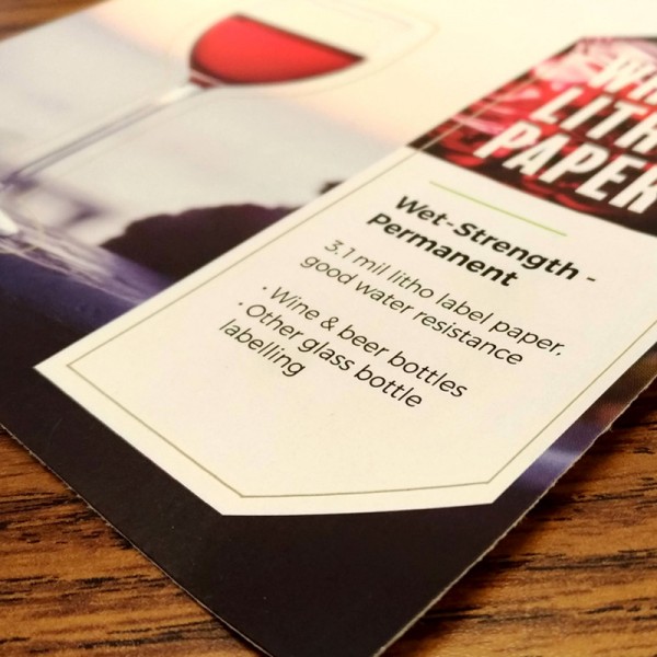 Custom Oval Wet Strength Quality Paper Labels Custom Oval Wet Strength Quality Paper Labels