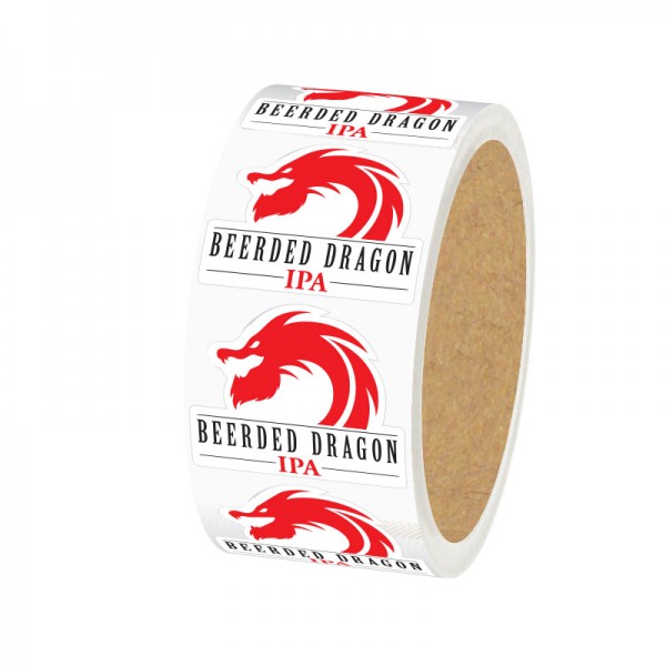 Durable Custom Shaped Waterproof Poly Labels