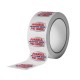 Durable Waterproof Custom Shaped Silver Poly Labels