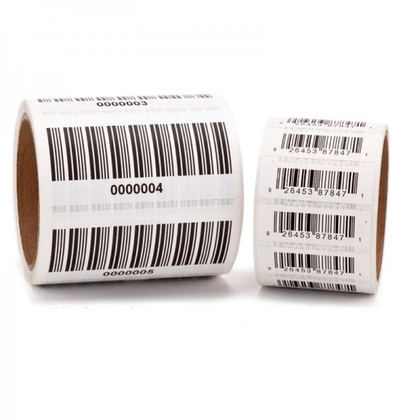 Oval Barcode Labels