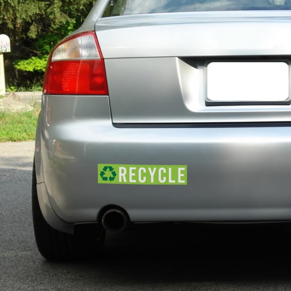 Durable Rectangle Bumper Stickers
