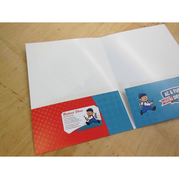 9" x 14 1/2" Presentation Folder