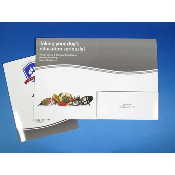 9" x 14 1/2" Presentation Folder