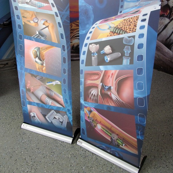Banner Bug Retractable Banner Stand - 22"W x 67.5"H