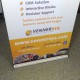 Banner Bug Retractable Banner Stand - 39"W x 86"H