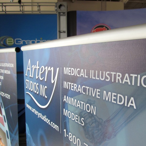 Banner Bug Retractable Banner Stand - 47"W x 86"H Banner Bug Retractable Banner Stand - 47"W x 86"H