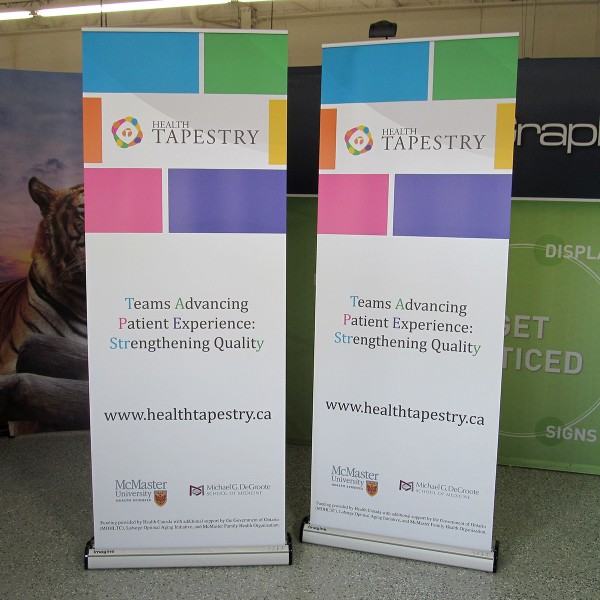 Imagine Retractable Banner Stand - 31.5"W x  83.5"H