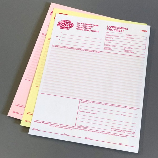 Landscaping Proposal Forms
