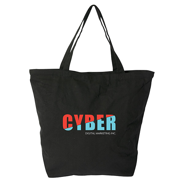 Vineu Cotton Tote with Zipper, D1-E6011 Vineu Cotton Tote with Zipper, D1-E6011