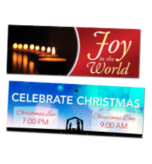 Outdoor Christmas Banners