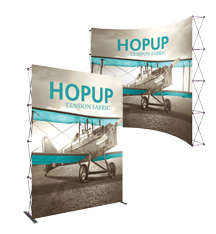 Extra Tall Tension Fabric Displays