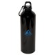 750 Ml (25 fl oz) Aluminum Water Bottle with Carabiner, D1-WB8007