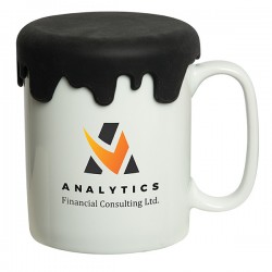 380 ml (13 fl oz) Charleston Porcelain Mug with Lid, D1-DA9524