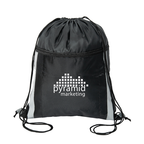 Cinch Dazzler Reflective Drawstring Bag, D1-P6494