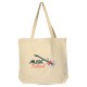 Valkaz Cotton Tote with Zipper, D1-E2010 Valkaz Cotton Tote with Zipper, D1-E2010