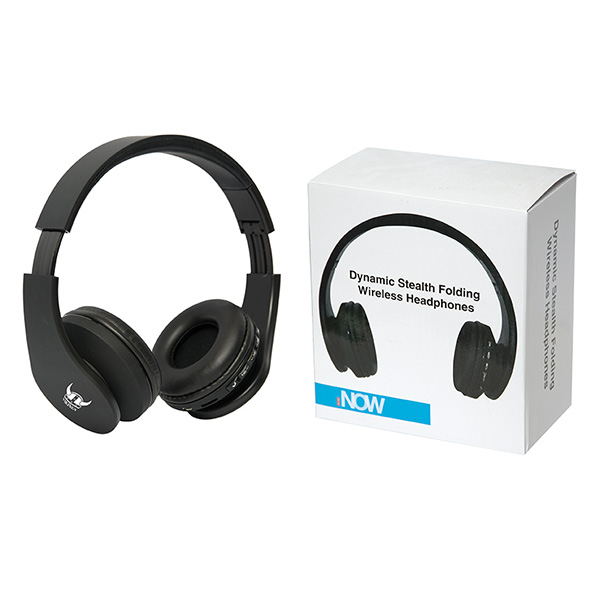 Dynamic Stealth Folding Wireless Headphones, D1-CU9160