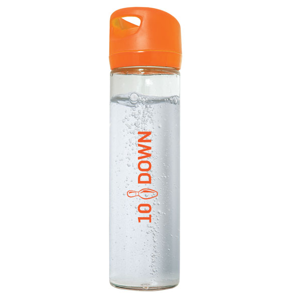 500 ml (17 fl oz) Single Wall Glass Water Bottle, D1-WB8293