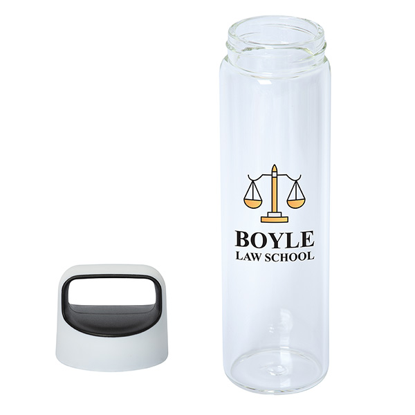 600 ml (20 fl oz) Glass Water Bottle, D1-WB8480