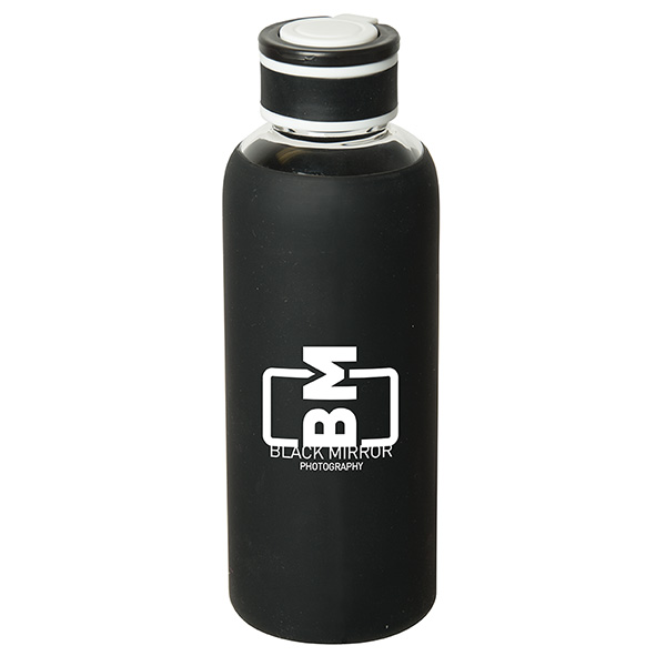 Queensway 520 ml (17.5 fl oz) Borosilicate Glass Bottle, D1-WB9099