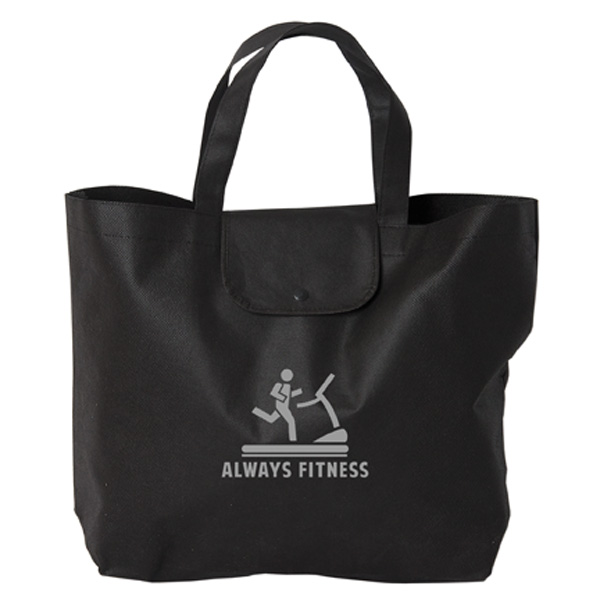 Go-Time Gatherer Folding Non Woven Tote Bag, D1-NW6419 Go-Time Gatherer Folding Non Woven Tote Bag, D1-NW6419