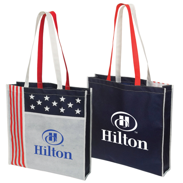 Non Woven Usa Tote, D1-NW7025
