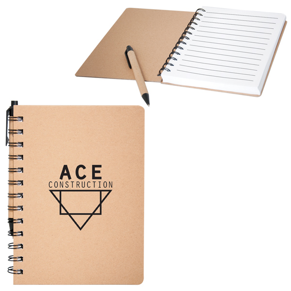 Recycled Cardboard Notebook, D1-CA5988 Recycled Cardboard Notebook, D1-CA5988