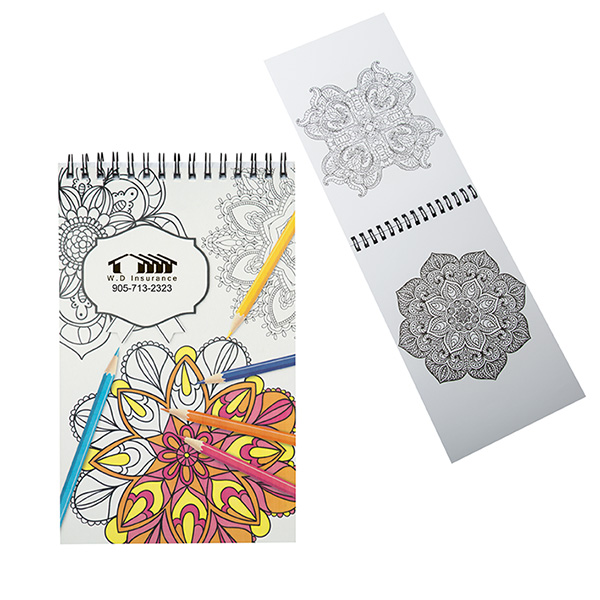 Mini Colouring Book with Spiral Binding, D1-CA9266