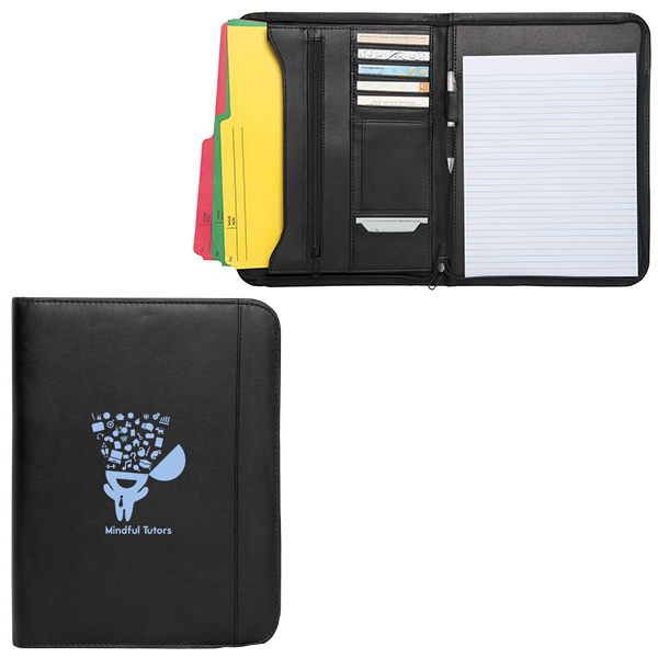 Zippered Notepad Portfolio, D1-SL615