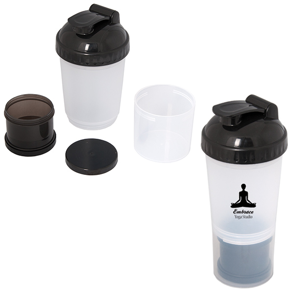 Fitness Fanatic 600 ml (20 fl oz) Shaker Bottle, D1-WB6434