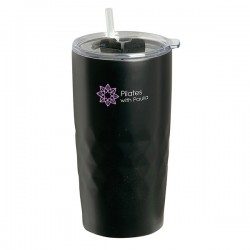Montego 600 ml (20 fl oz) Travel Tumbler with Straw, D1-DA9612