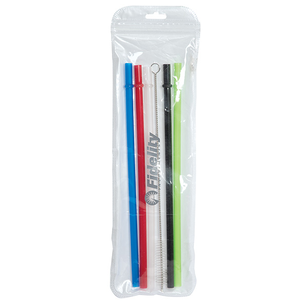 Ozone 9” Reusable Straws with Brush, D1-KP8552