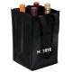 Non Woven Four Bottle Wine Bag, D1-NW4908