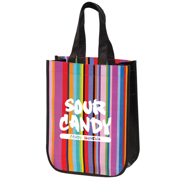 Mini Multi-Stripe Recycled Tote, D1-TO7287
