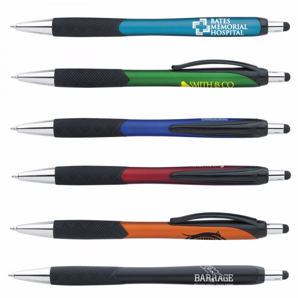 Metallic Pattern Grip Stylus Pen, B1-55782