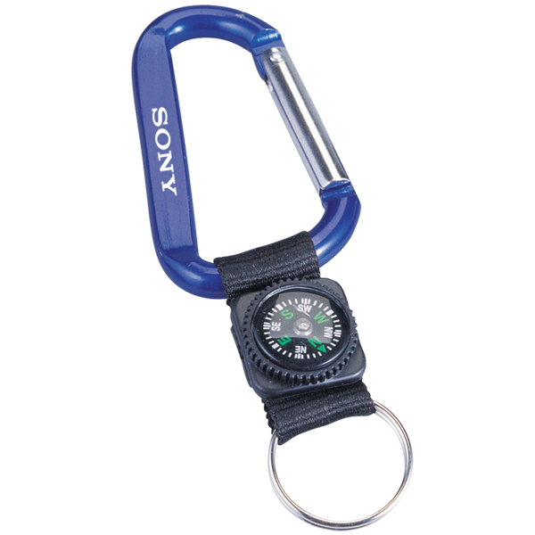 Carabiner with Decorative Compass (8Mm), D1-M8108
