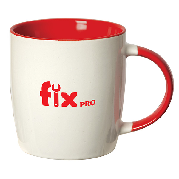 Koho 350 ml (12 fl oz) Mug with Coloured Handle, D1-CM9117