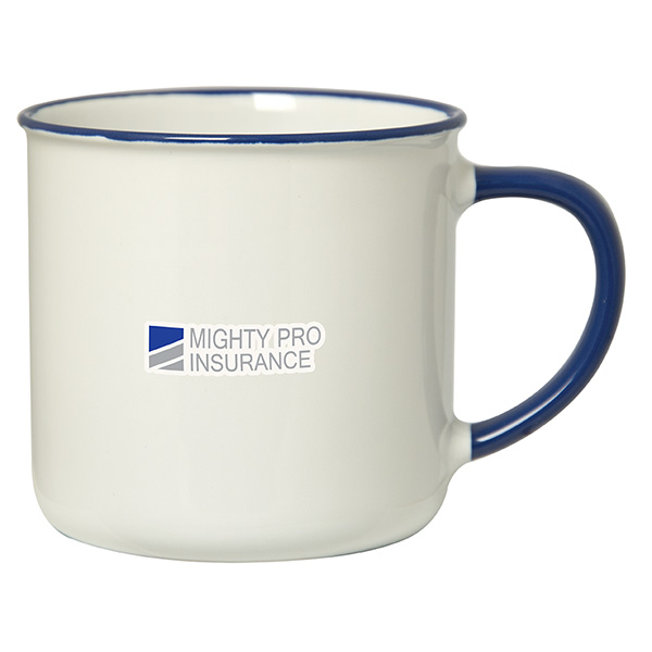 Spring 350 ml (12 fl oz) Mug with Coloured Rim/Handle, D1-CM9161