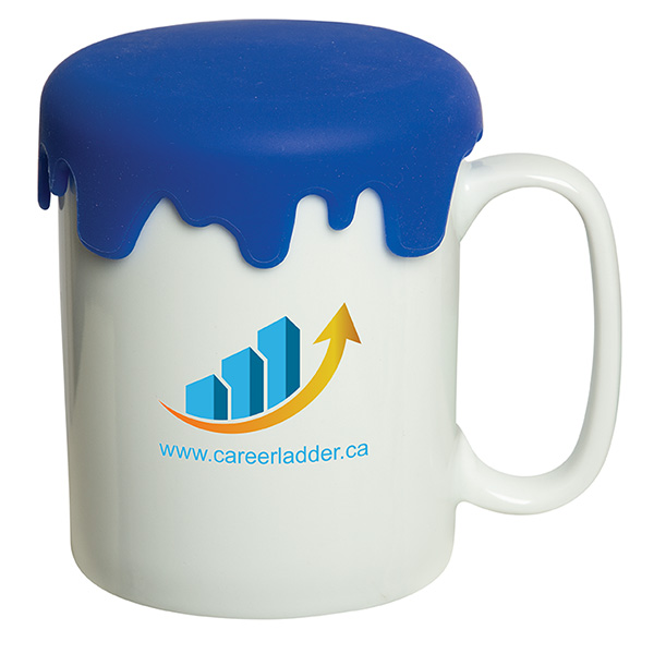 380 ml (13 fl oz) Charleston Porcelain Mug with Lid, D1-DA9524 380 ml (13 fl oz) Charleston Porcelain Mug with Lid, D1-DA9524