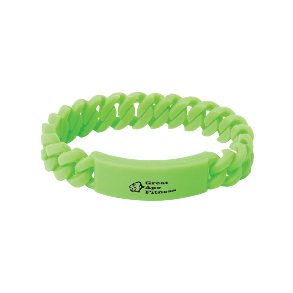Twist O’ Might Silicone Bracelet, D1-SB8735 Twist O’ Might Silicone Bracelet, D1-SB8735