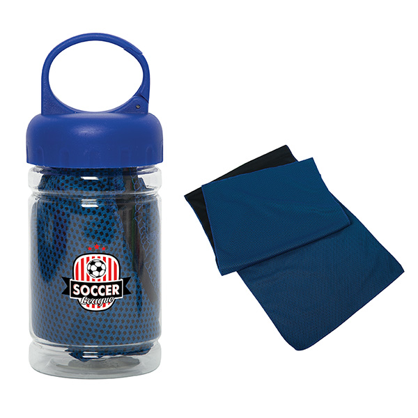 Krienes Cooling Towel In Container, D1-N9457 Krienes Cooling Towel In Container, D1-N9457